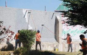 Realizan Macrobrigada de limpieza en lomas del sur