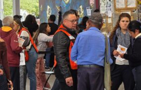 Niegan apoyo a adultos mayores para preregistro de Tarjeta Única en módulo de San Jacinto