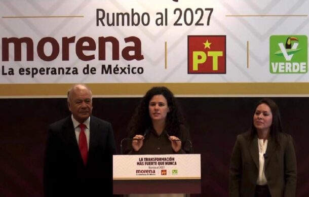Morena, PT y Verde reiteran su compromiso de llegar juntos al 2027