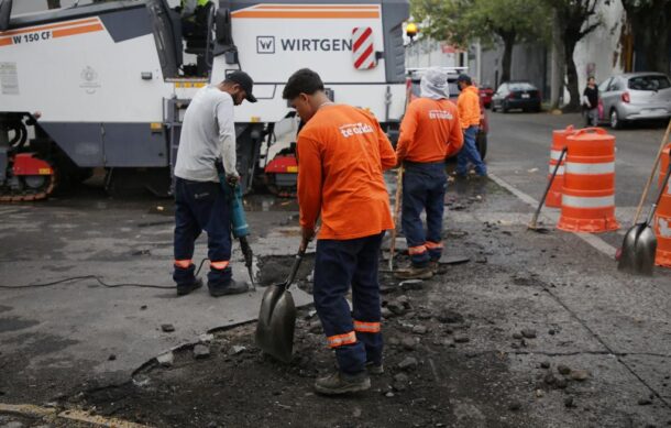 Repavimentan la calle Río Zula en colonia El Rosario