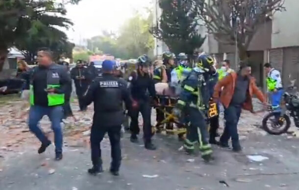 Explosión por fuga de gas deja al menos cuatro lesionados en Coyoacán