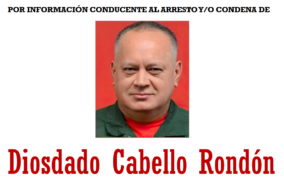 EU ofrece recompensa millonaria por Diosdado Cabello