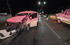 Choque múltiple cierra carriles centrales de López Mateos rumbo a Tlajomulco