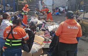 Retiran siete toneladas de basura en la Col. La Federacha