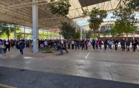 Setran atribuye largas filas en módulo de San Jacinto a falla de internet en el arranque