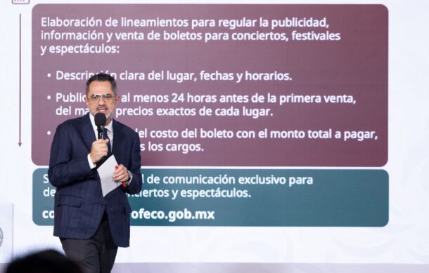 Profeco regulará venta de boletos para conciertos y espectáculos