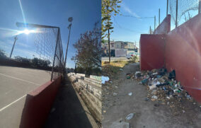 Parque en pésimas condiciones en la colonia Urbi Quinta