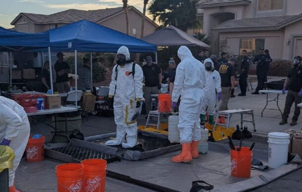Desmantelan biolaboratorio con muestras de COVID y VIH en Las Vegas