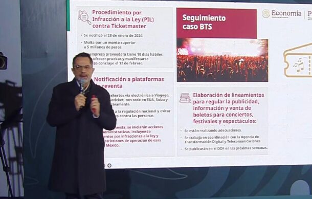 Profeco multa con más de 5 mdp a Ticketmaster por falta de transparencia