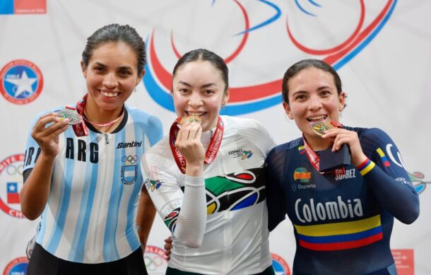 Delegación Mexicana suma tres oros más en el Panamericano de Ciclismo de Pista