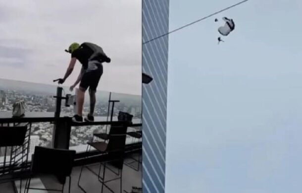 Presentan denuncia contra joven que se lanzó del Hotel RIU