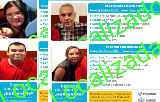 Aparece con vida familia completa que estaba ilocalizable