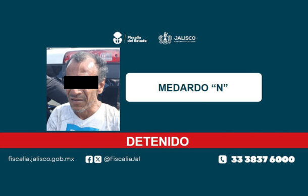 Detienen a presunto responsable de incendiar vehículos en Guadalajara