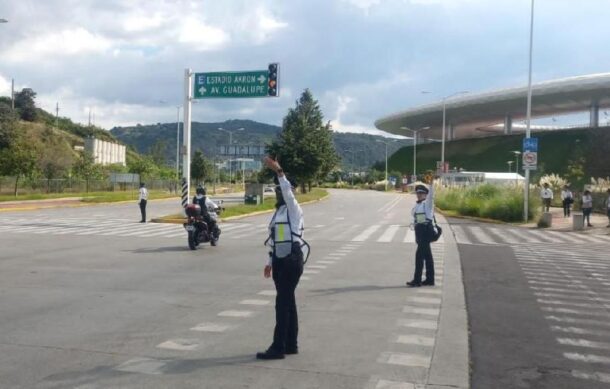 Implementan operativo vial por partido en el Estadio Guadalajara