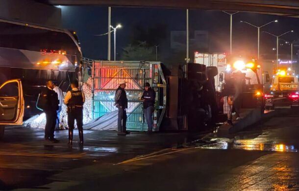 Dos accidentes con tráileres generan caos vial en Tlaquepaque y Tlajomulco