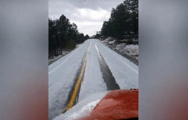 Granizada deja hielo en carretera Mezquitic–Huejuquilla; reportan derrapes