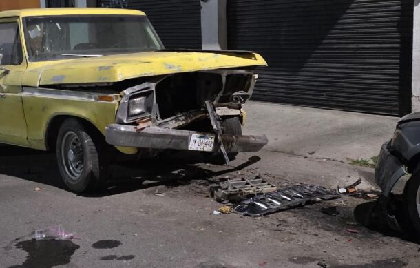 Adolescentes provocan choque múltiple tras arrollar a motociclista en Guadalajara