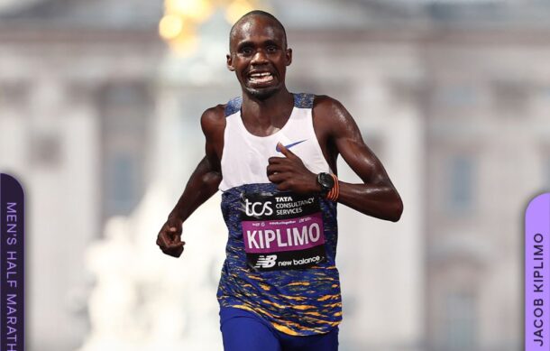 El ugandés Jacob Kiplimo imponer nuevo récord mundial de Medio Maratón