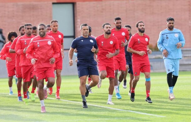 Nueva Caledonia tuvo su primera practica en la Academia de cara al repechaje