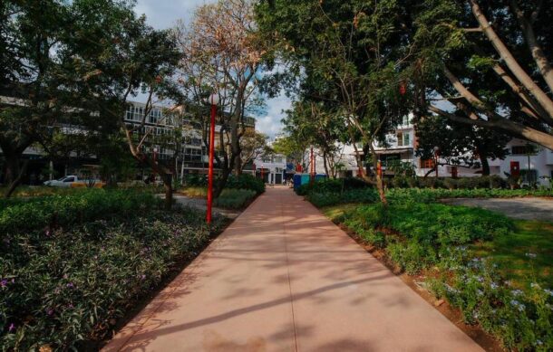 Alistan reinauguración del Parque Rojo