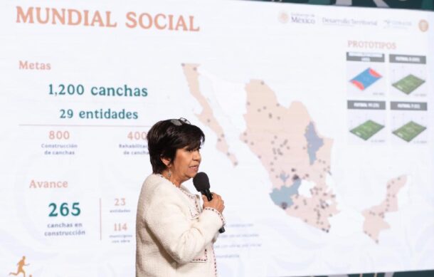 Avanza construcción o remodelación de canchas de fútbol en todo el país