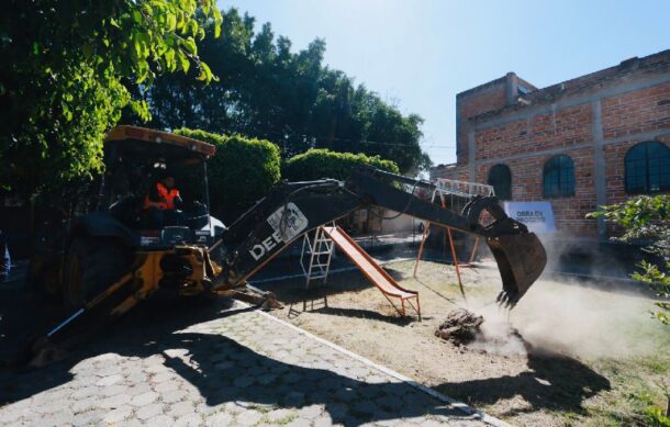 Inicia construcción de parque en El Tecolote, Tlajomulco