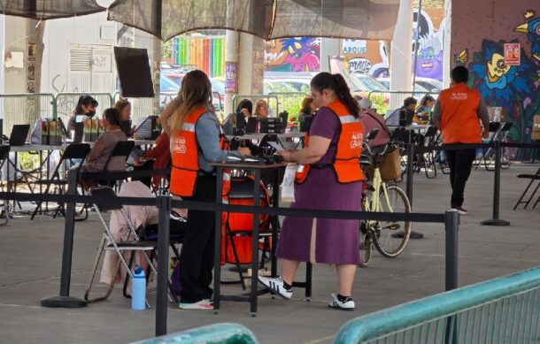 Prevalece floja afluencia en el módulo de San Jacinto para entrega de Tarjeta Única