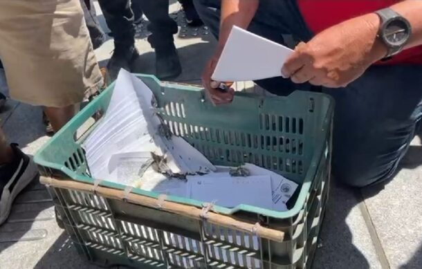 Habitantes de Chapala cierran Periférico Poniente por manifestación en Poder Judicial