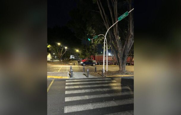 GDL olvida colocar semáforos peatonales en Mariano Otero y Lluvia