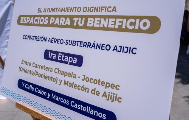 Arranca instalación de cableado subterráneo en Ajijic