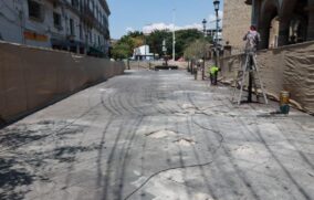 Prometen concluir en mes y medio la rehabilitación de Plaza de Los Mariachis
