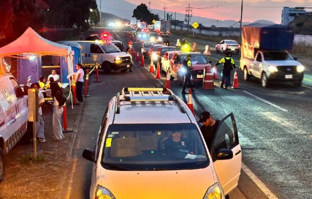 Aumentan 71% remisiones por alcoholimetría en operativo “Salvando Vidas”