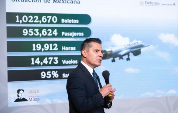 Más de un millón de pasajeros han volado en la nueva Mexicana de Aviación: Leobardo Ávila