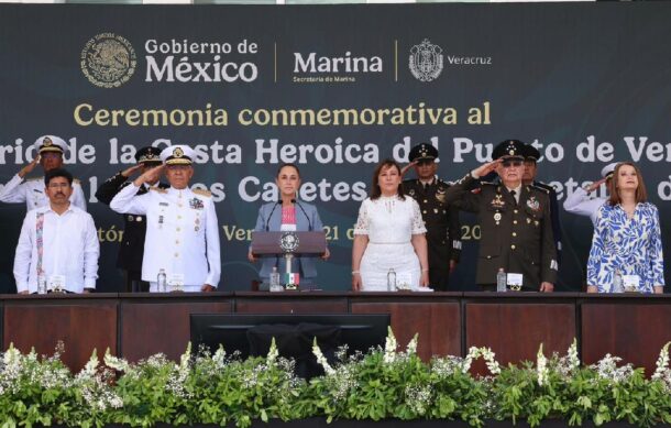 México es una nación libre, independiente y soberana, reitera Sheinbaum ante cadetes de la Marina