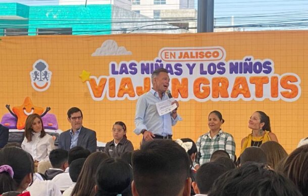 Niñas y niños viajarán gratis en el transporte público a partir de mayo en Jalisco