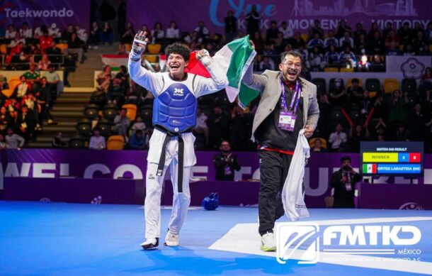 El tapatío Guillermo Cortés gana oro en Mundial de Taekwondo