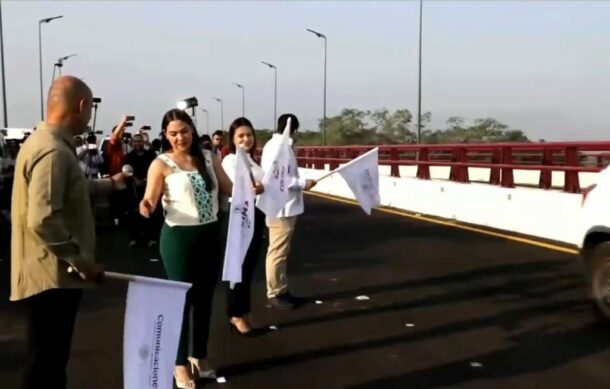 Colima inaugura puente Epitafio Zamora, segundo en menos de un mes