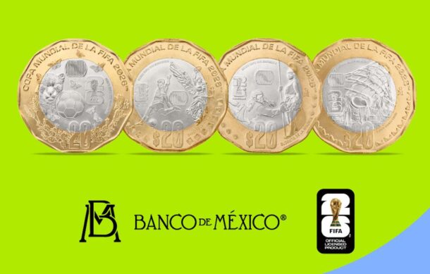 Banxico lanza 12 monedas conmemorativas del Mundial 2026