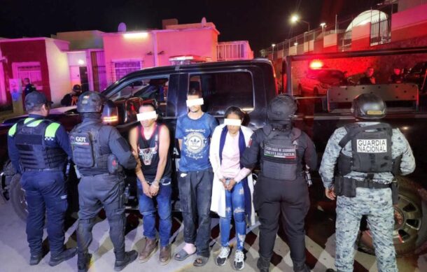 Detienen a presuntos integrantes de “Los Paperos” con más de 100 dosis de droga en Tonalá