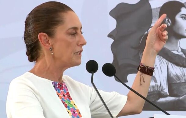 Sheinbaum destaca orgullo y riqueza cultural de México ante estudiantes
