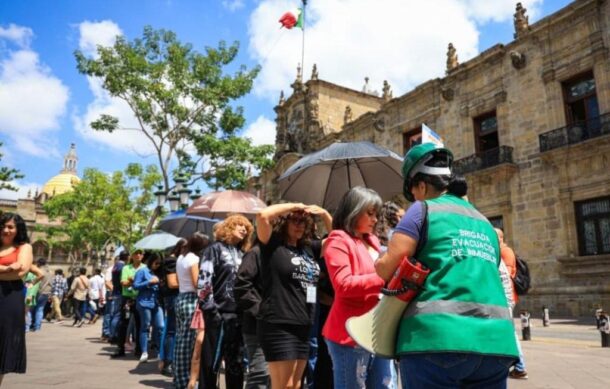 Destacan los tapatíos la participación en el macrosimulacro