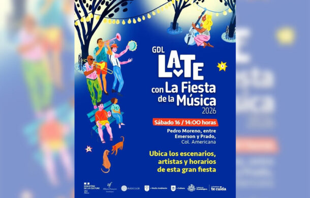 Anuncian cierres viales en la Colonia Americana por Fiesta de la Música