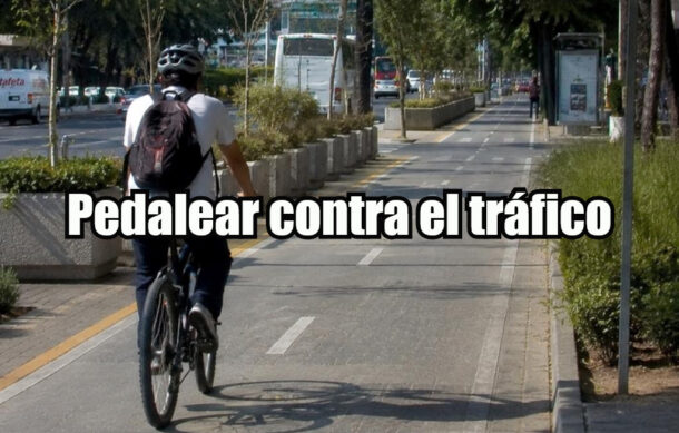 Pedalear contra el tráfico