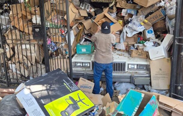 Retiran nueve toneladas de basura de vivienda en Chapalita