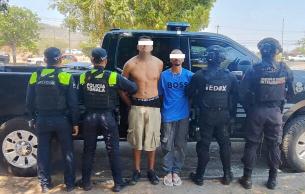 Detienen a dos presuntos generadores de violencia en Tonalá