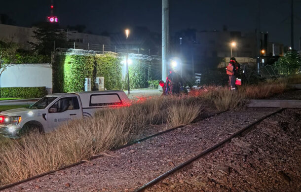 Muere hombre arrollado por tren en Zapopan