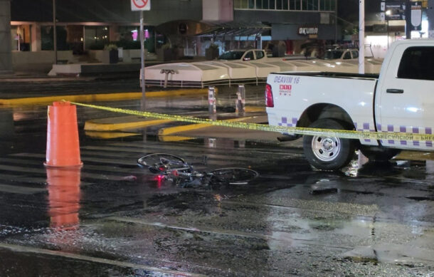 Ciclista grave tras ser atropellado por unidad de transporte público en Guadalajara