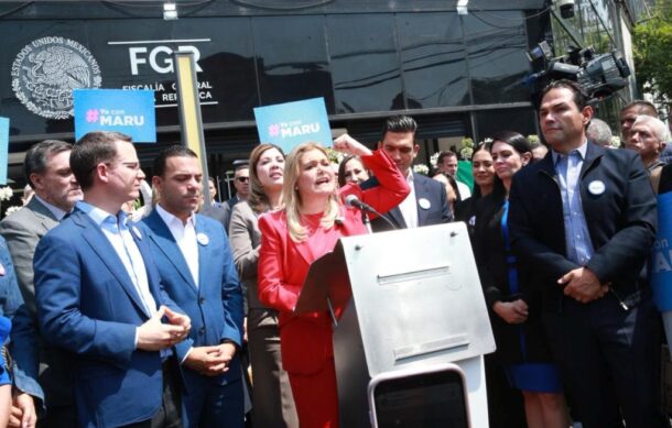 Maru Campos denuncia persecución política tras acudir a la FGR en la CDMX