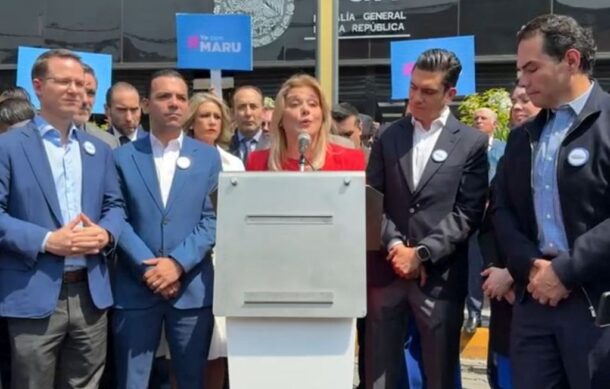 Maru Campos acude a la FGR por citatorio en la CDMX
