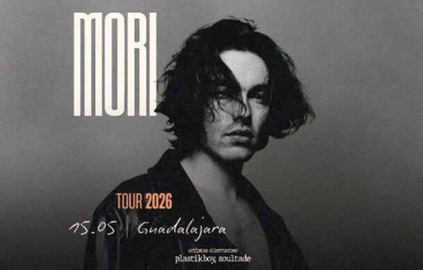 El cantante MORI llega a Guadalajara el próximo 15 de mayo